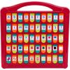 Battat BT2620Z Jouet d&rsquo;Apprentissage de l&rsquo;Alphabet Français – 50 Rabats Pop-up – Lettres, Mots, Chiffres, Couleurs, Formes – Jouet Educatif pour Tout-petits – Alphabet Cache-cache – Dès 3 ans