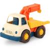 Wonder Wheels by Battat VE1039C1Z Ensemble de 3 Camions Jouets : Benne – Remorque – Bétonnière – Multicolore – Dès 12 mois(Tow Truck)