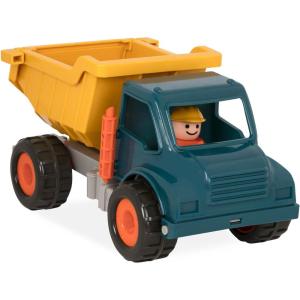 Battat – Camion-Benne – Camion Benne Jouet avec conducteur – Camions Classiques pour Tout-Petits – Jouet de Construction pour Enfants – Roues en Caoutchouc Souple – 18 Mois et +(Camion à benne)