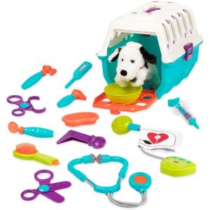 Battat – Kit vétérinaire pour dalmatiens – Jouet Vet pour jouer à faire semblant – Jeu de soins pour chiens – Chiot en peluche et porte-bébé – Ensemble vétérinaire pour enfants – 2 ans et +