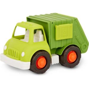 Wonder Wheels by Battat VE1039C1Z Ensemble de 3 Camions Jouets : Benne – Remorque – Bétonnière – Multicolore – Dès 12 mois(Camion poubelle)