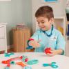 Battat – Kit du petit docteur – Kit de médecin pour enfants – Jeu de docteur avec costume pour enfants – 11 Outils médicaux avec masque et gant de toilette – 3 ans et +