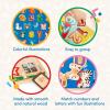 Battat – Puzzles en Bois – ABC & 123 – Casse-tête en Bois – Puzzles pour Tout-Petits et Enfants – Jouet éducatif – 2 Ans et +(Alphabète et chiffres)
