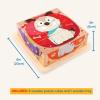 Battat – Puzzles en Bois – ABC & 123 – Casse-tête en Bois – Puzzles pour Tout-Petits et Enfants – Jouet éducatif – 2 Ans et +(Cube Puzzle)