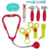 Battat – Trousse de médecin de Luxe – Jeu de Docteur – Jouet d&rsquo;infirmière pour Enfants – 10 pièces et Mallette de Transport – Jeu d&rsquo;appel à la Maison pour Tout-Petits – 3 Ans et +(Bleu)