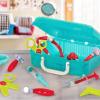 Battat – Trousse de médecin de Luxe – Jeu de Docteur – Jouet d&rsquo;infirmière pour Enfants – 10 pièces et Mallette de Transport – Jeu d&rsquo;appel à la Maison pour Tout-Petits – 3 Ans et +(Bleu)