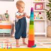 Battat – Gobelets à empiler – Jouet à empiler – Jouet éducatif et de dextérité – Jeu de gobelets emboîtables – 18 Mois et +