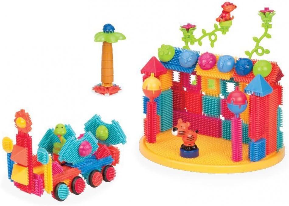 imageBristle Blocks BA3067Z Jeu de Construction 1er ge Blocs de Construction 58 Pices Animaux de la Jungle