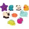 Battat – Ensemble de pêche magnétique – Jouer à Rod & Reel – Leurre magnétique Enroulable – 2 Cannes à pêche et 4 Poissons colorés – Jouet de Plage et d&rsquo;eau – 3 Ans et +(Compagnons de bain – 9 pièces)