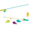 Battat – Ensemble de pêche magnétique – Jouer à Rod & Reel – Leurre magnétique Enroulable – 2 Cannes à pêche et 4 Poissons colorés – Jouet de Plage et d&rsquo;eau – 3 Ans et +(Ensemble de pêche magnétique)